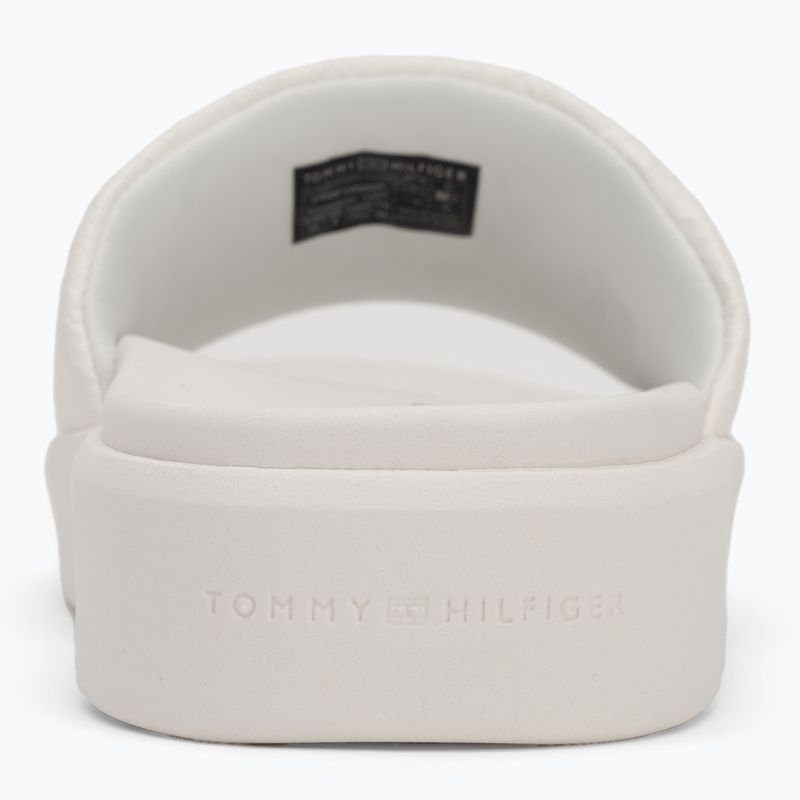 Női papucs Tommy Hilfiger Platform Monogram Poolslide ancient white 6
