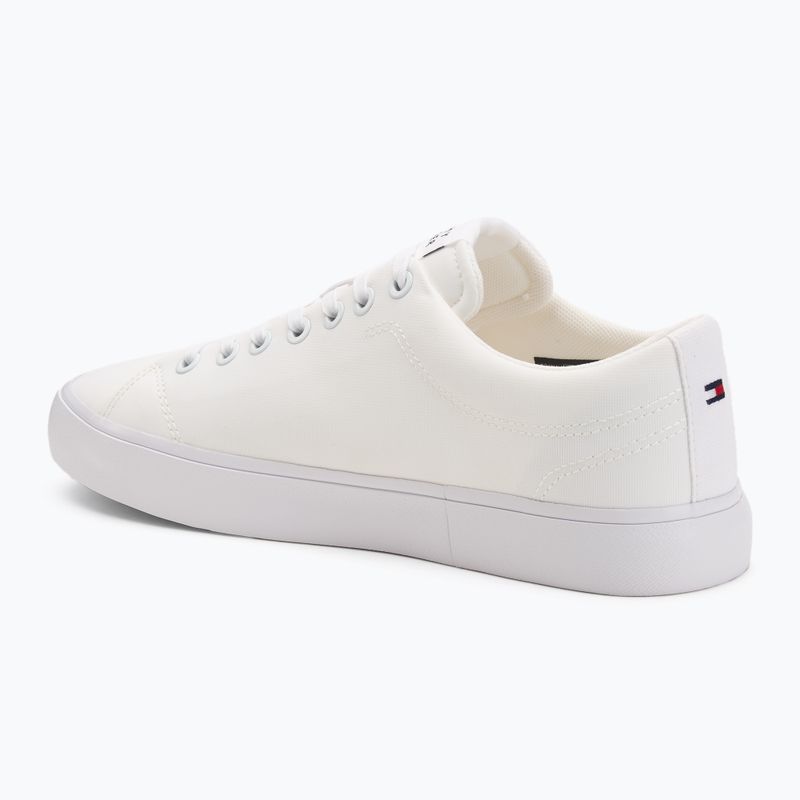 Tommy Hilfiger férfi edzőcipő Th Hi Vulc Low Core Stripes Mesh YBS fehér 3