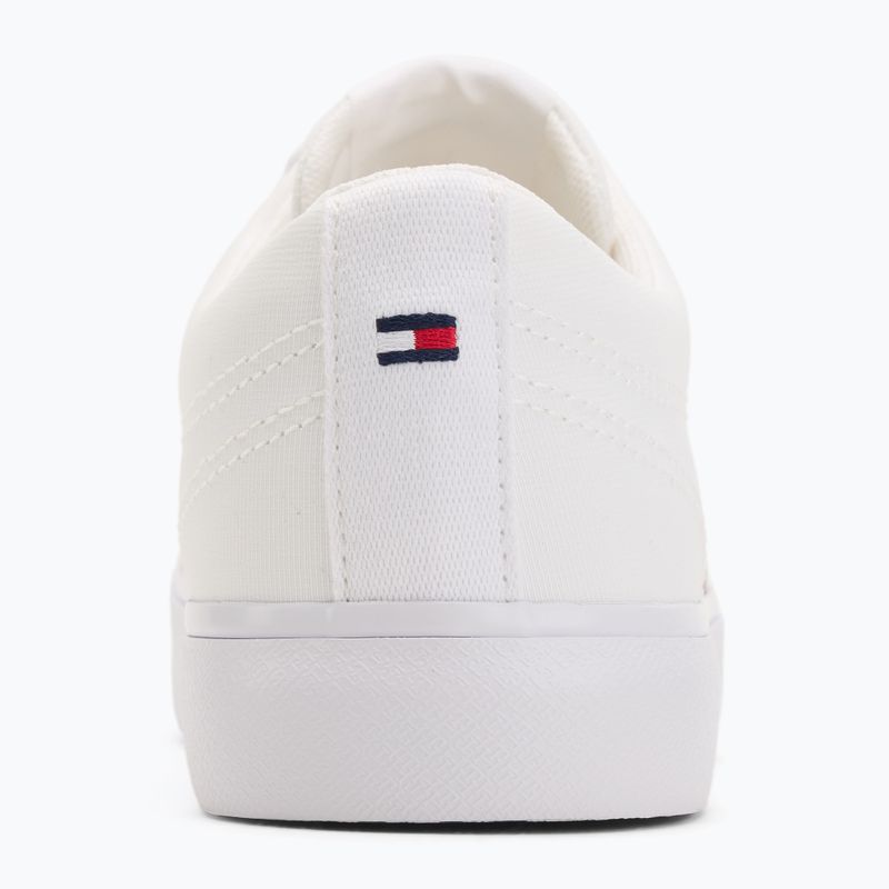 Tommy Hilfiger férfi edzőcipő Th Hi Vulc Low Core Stripes Mesh YBS fehér 6