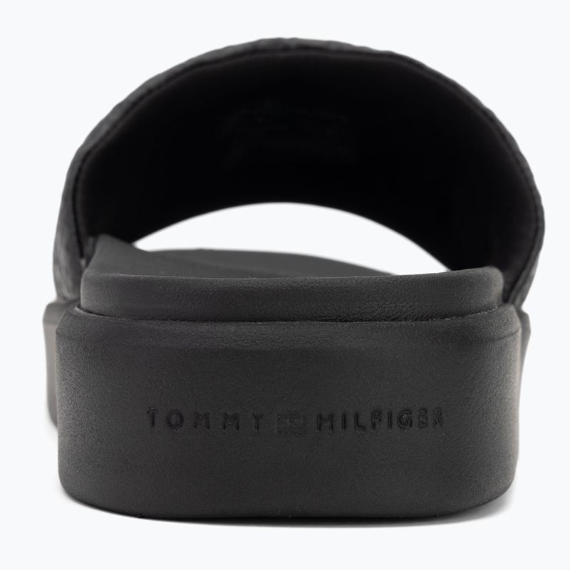 Női papucs Tommy Hilfiger Platform Monogram Poolslide black 6