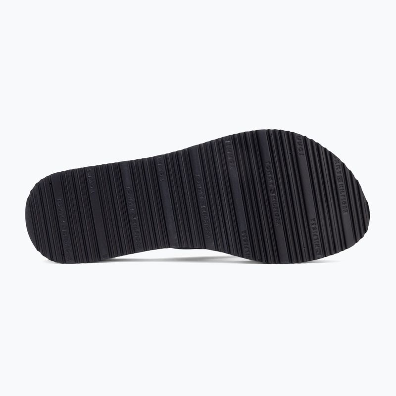 Női flip-flop papucs Tommy Hilfiger Im Th Chainprint Midwedge Sandal space blue 4
