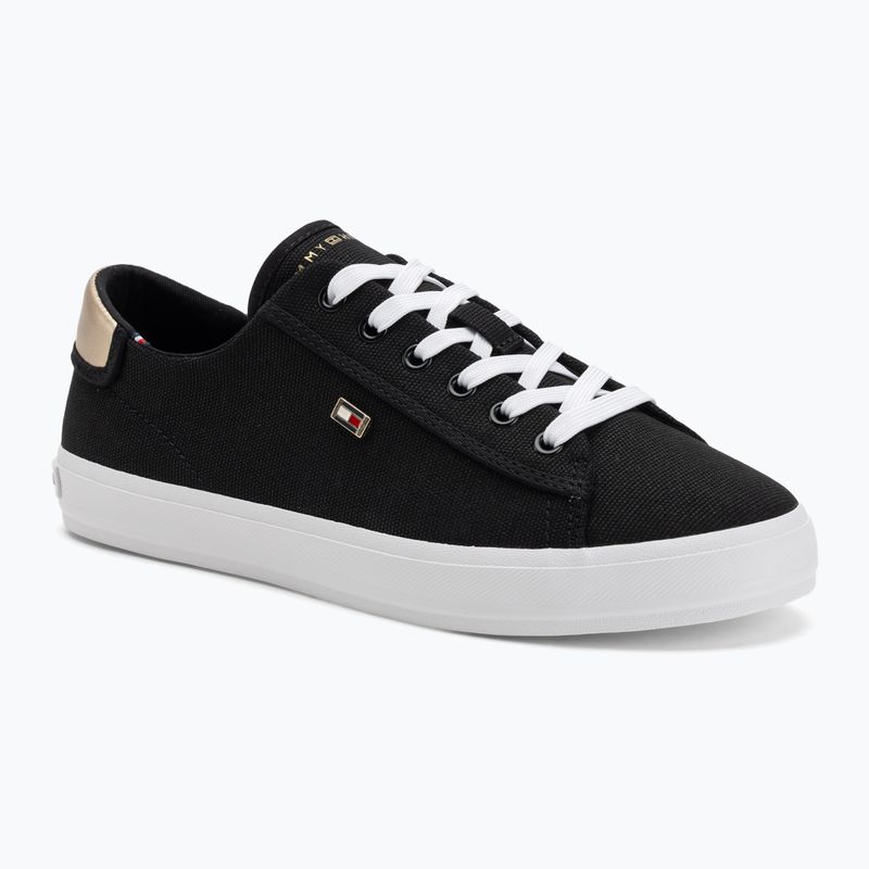 Tommy Hilfiger női edzőcipő Vulc Canvas Lace Up fekete