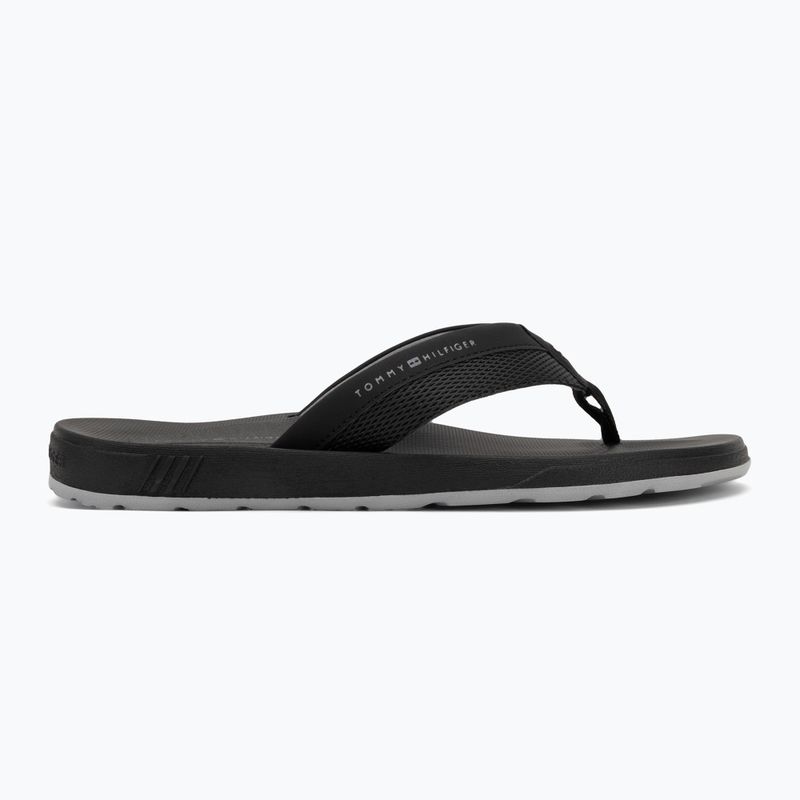 Férfi flip-flop papucs Tommy Hilfiger Molded Beach Sandal black 2