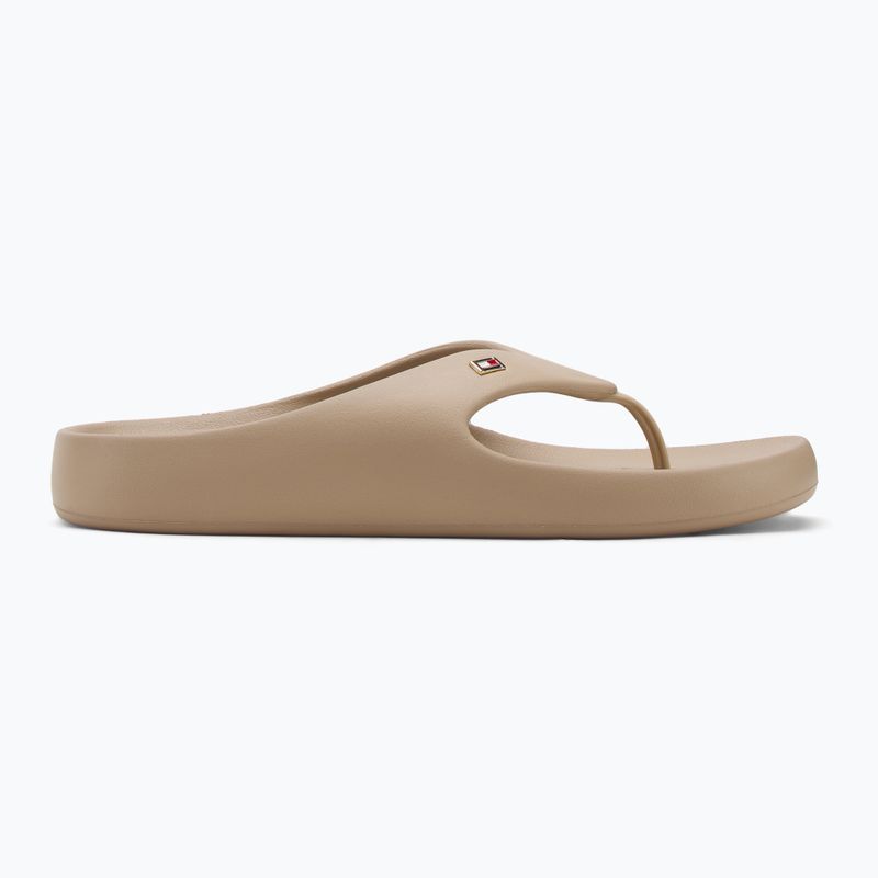 Női flip-flop papucs Tommy Hilfiger Comfort Beach Sandal horseradish 2