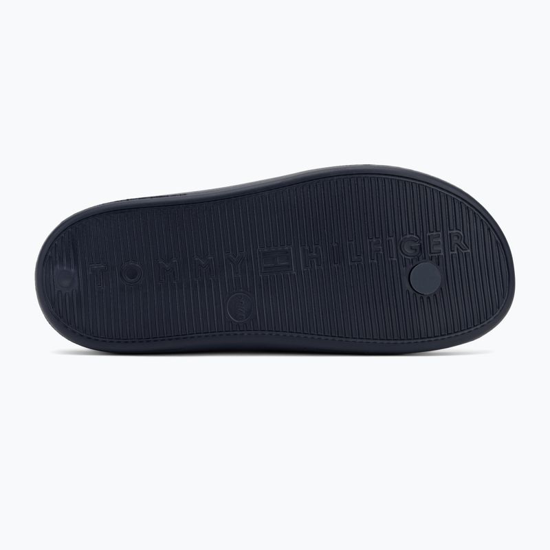 Női flip-flop papucs Tommy Hilfiger Comfort Beach Sandal space blue 4