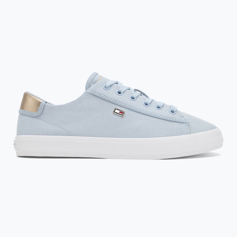 Tommy Hilfiger női edzőcipő Vulc Canvas Lace Up szellős kék 2