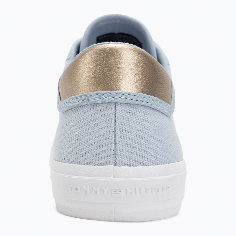 Tommy Hilfiger női edzőcipő Vulc Canvas Lace Up szellős kék 6