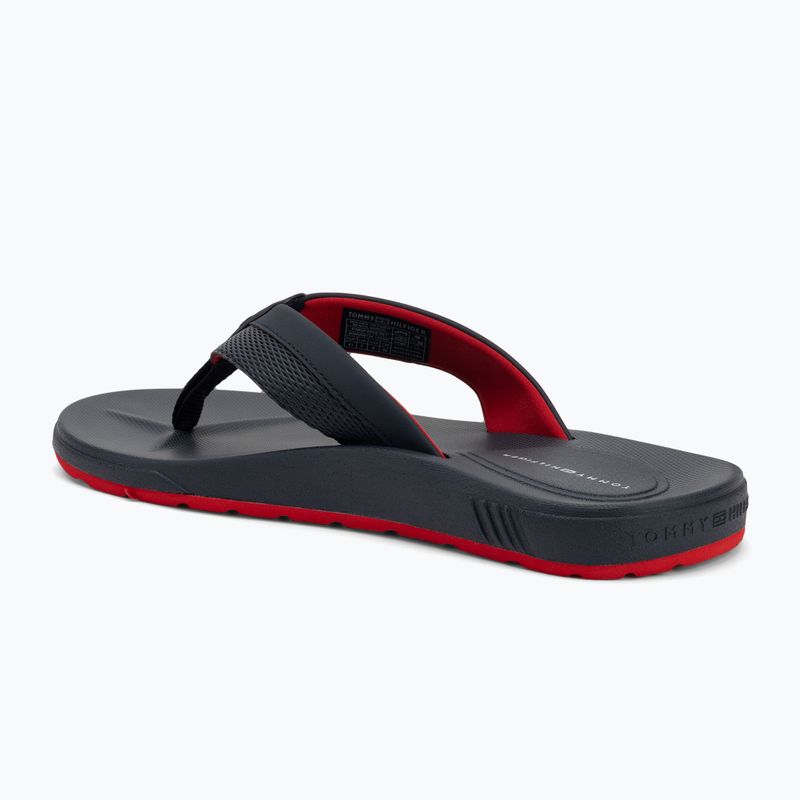 Férfi flip-flop papucs Tommy Hilfiger Molded Beach Sandal desert sky 3