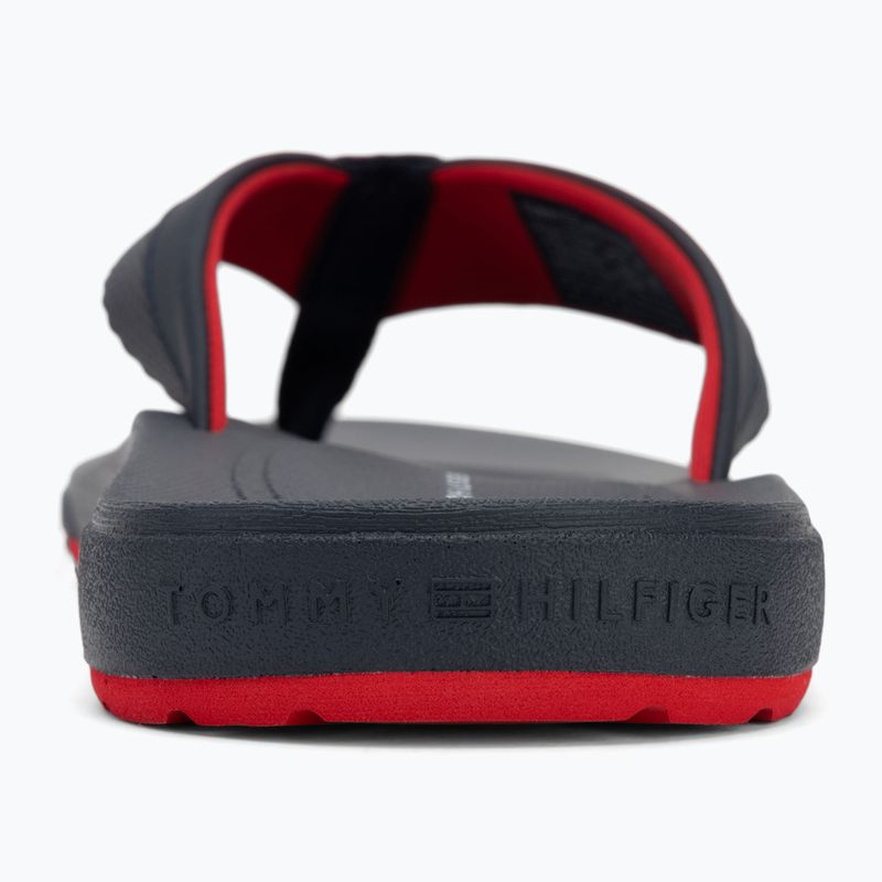 Férfi flip-flop papucs Tommy Hilfiger Molded Beach Sandal desert sky 6