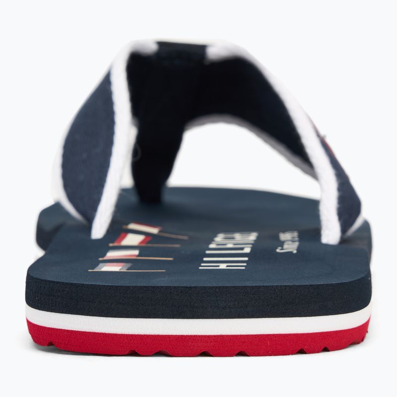 Férfi flip-flop papucs Tommy Hilfiger Patch Beach Sandal desert sky 6
