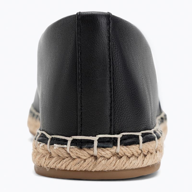 Tommy Hilfiger női cipő Th Logo bőr fekete 6