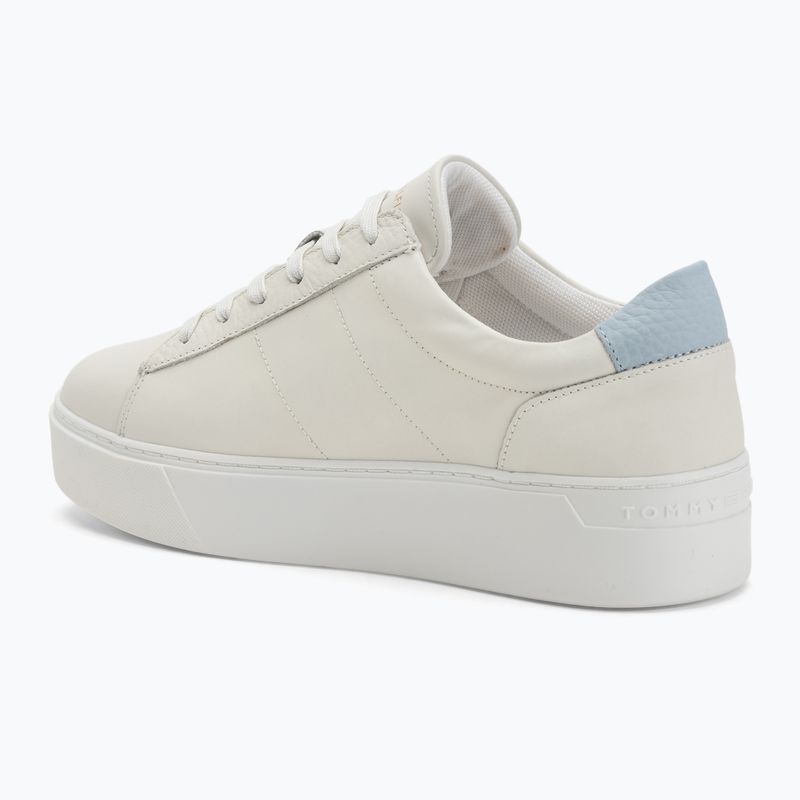 Tommy Hilfiger női Platform Court ecru/breezy kék cipő 3