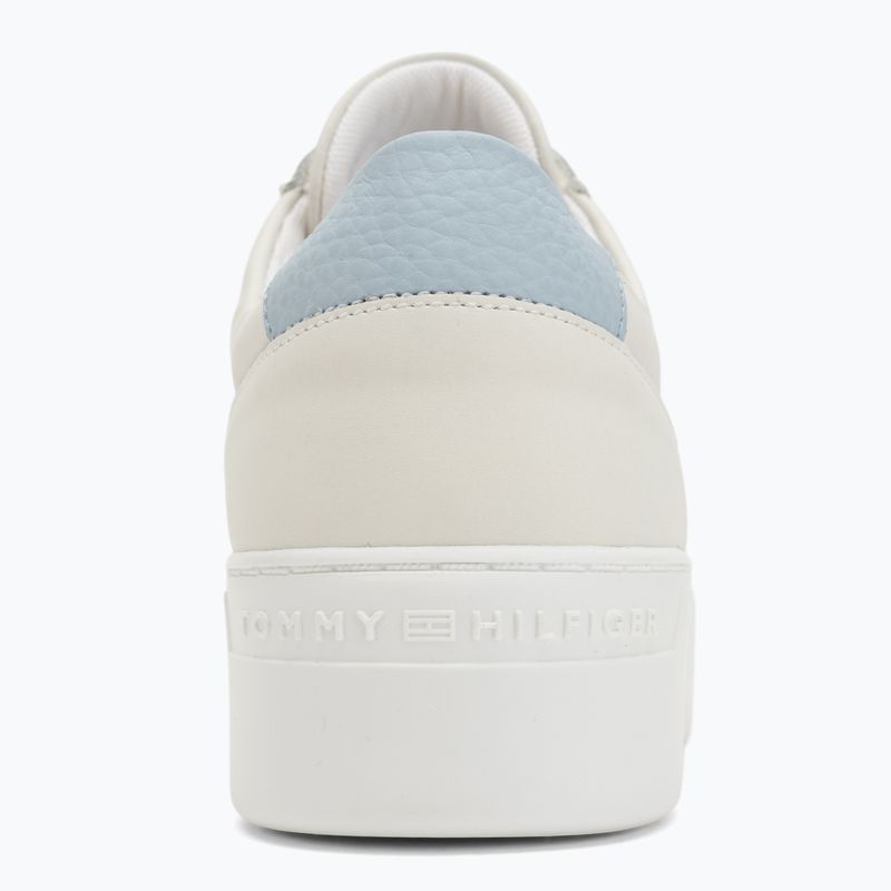 Tommy Hilfiger női Platform Court ecru/breezy kék cipő 6