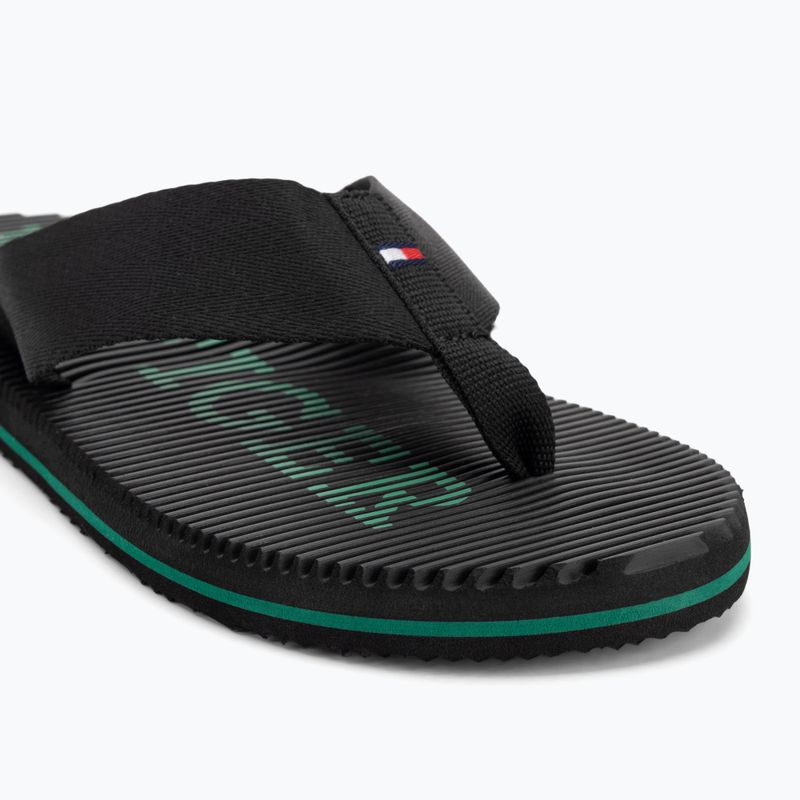 Férfi flip-flop papucs Tommy Hilfiger Massage Beach Sandal black 7