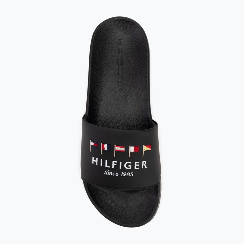 Férfi papucs Tommy Hilfiger Flags Pool Slide black 6