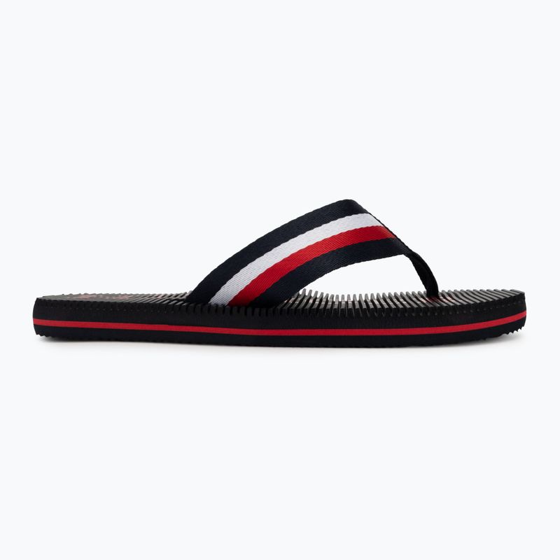 Férfi flip-flop papucs Tommy Hilfiger Massage Beach Sandal desert sky 2