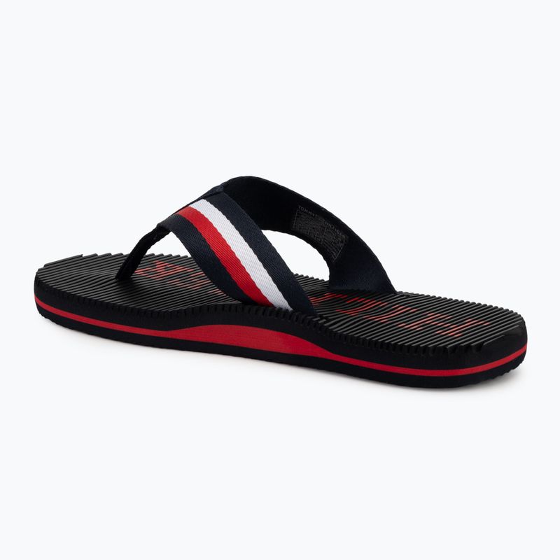 Férfi flip-flop papucs Tommy Hilfiger Massage Beach Sandal desert sky 3