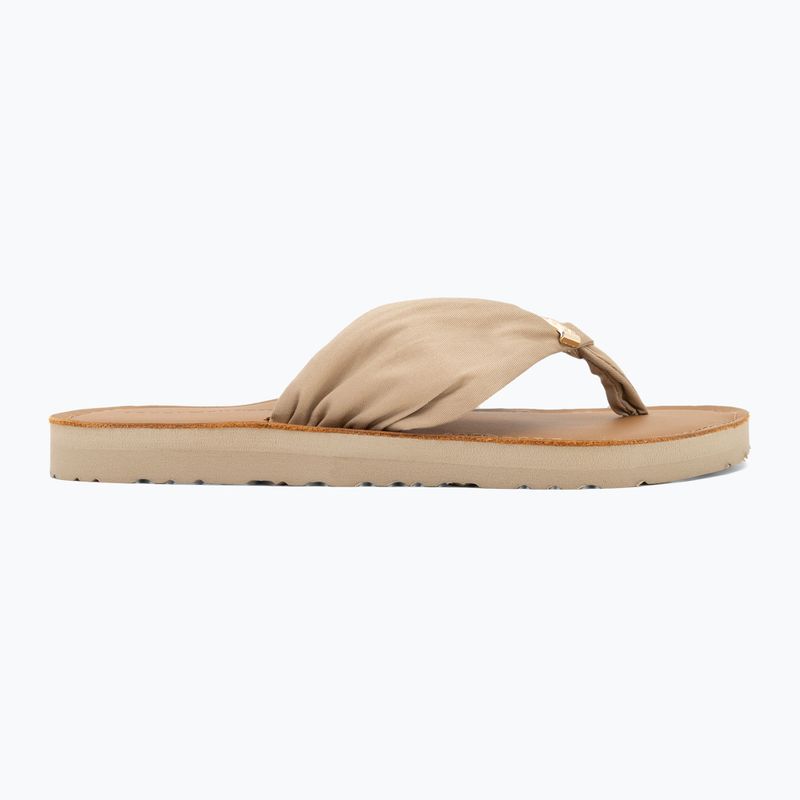 Női flip-flop papucs Tommy Hilfiger Elevated Beach Sandal horseradish 2