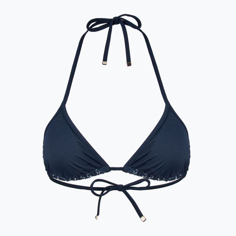 Tommy Hilfiger Triangle Rp Print zászlós láncos fürdőruha felső sötét éjszakai tengerészgyalogság 2
