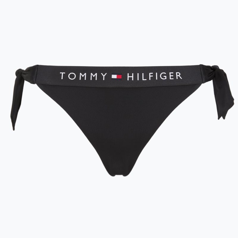 Tommy Hilfiger Side Tie Cheeky fürdőruha alsó fekete
