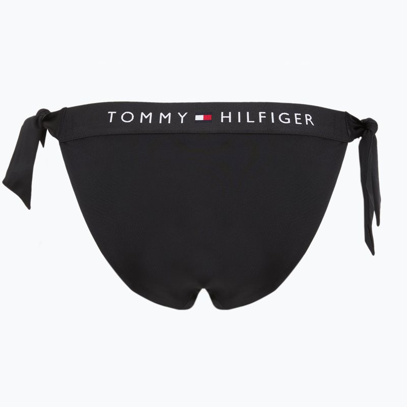 Tommy Hilfiger Side Tie Cheeky fürdőruha alsó fekete 2