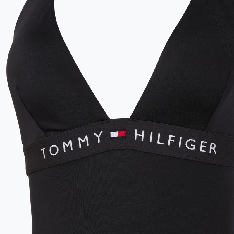 Tommy Hilfiger Halter egyrészes fürdőruha fekete 3