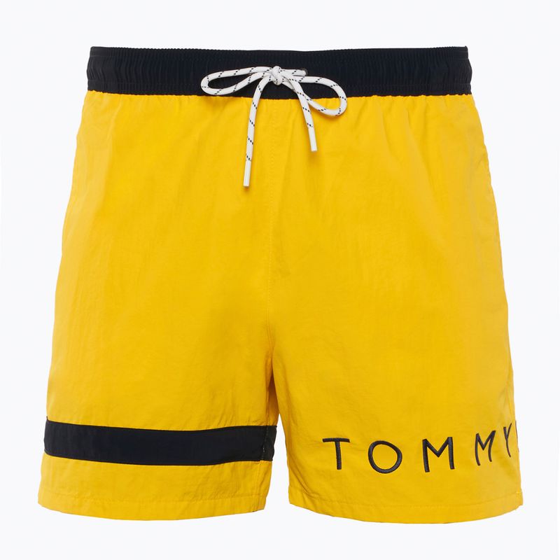 Férfi Tommy Hilfiger Medium zsinóros úszónadrág narancssárga színben