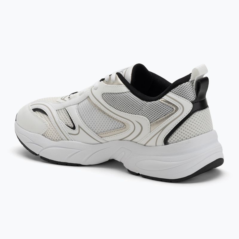 Calvin Klein női cipő YW0YW01807 Retro Tennis Mesh Ml fényes fehér/fekete 3