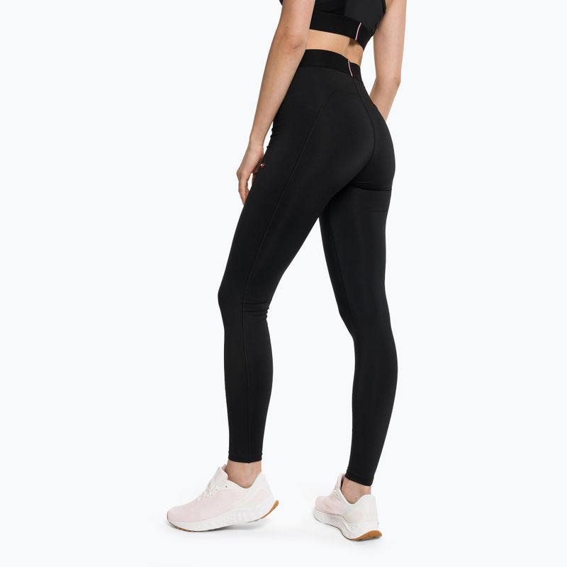 Női edző leggings Tommy Hilfiger Hw Branded Tape Full Length fekete 3