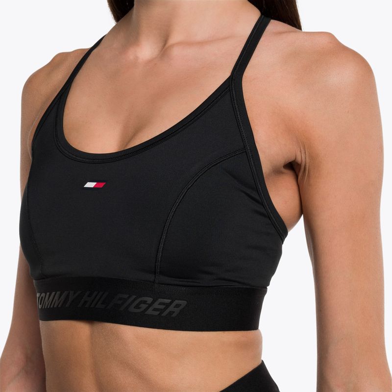 Tommy Hilfiger Lt Intensity állítható pántos fitness melltartó fekete 4