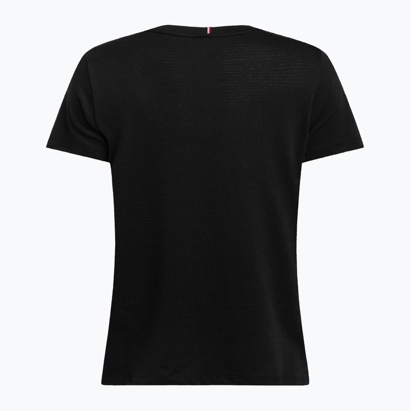 Tommy Hilfiger Performance Mesh Tee fekete női tréning póló 6