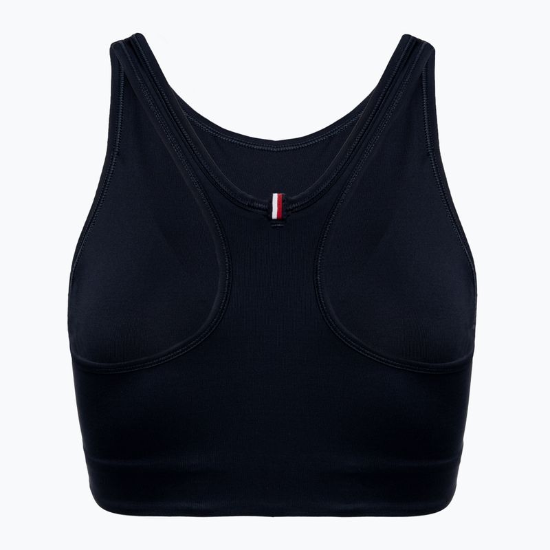 Tommy Hilfiger Mid Intensity Rwb Colour-Block kék fitness melltartó 6