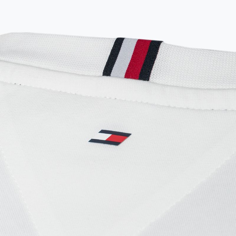 Férfi Tommy Hilfiger Colorblocked Mix Media S/S tréning póló fehér 8