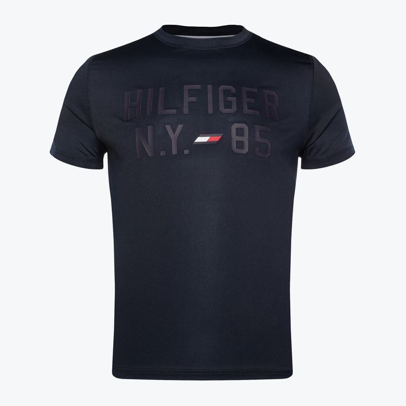 Férfi Tommy Hilfiger grafikus tréning póló kék 5