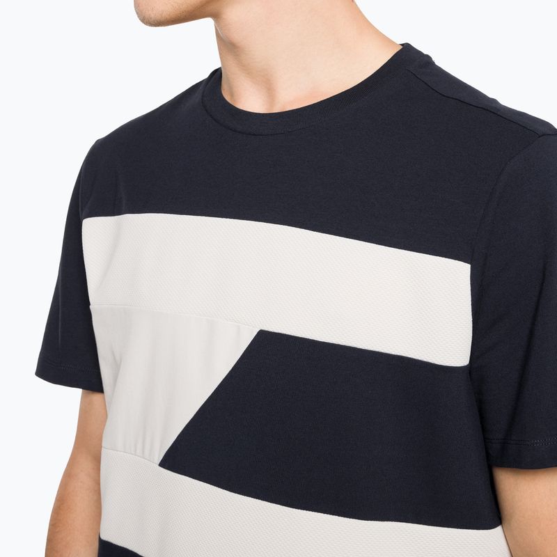 Tommy Hilfiger férfi edzőpóló Colorblocked Mix Media S/S kék 4