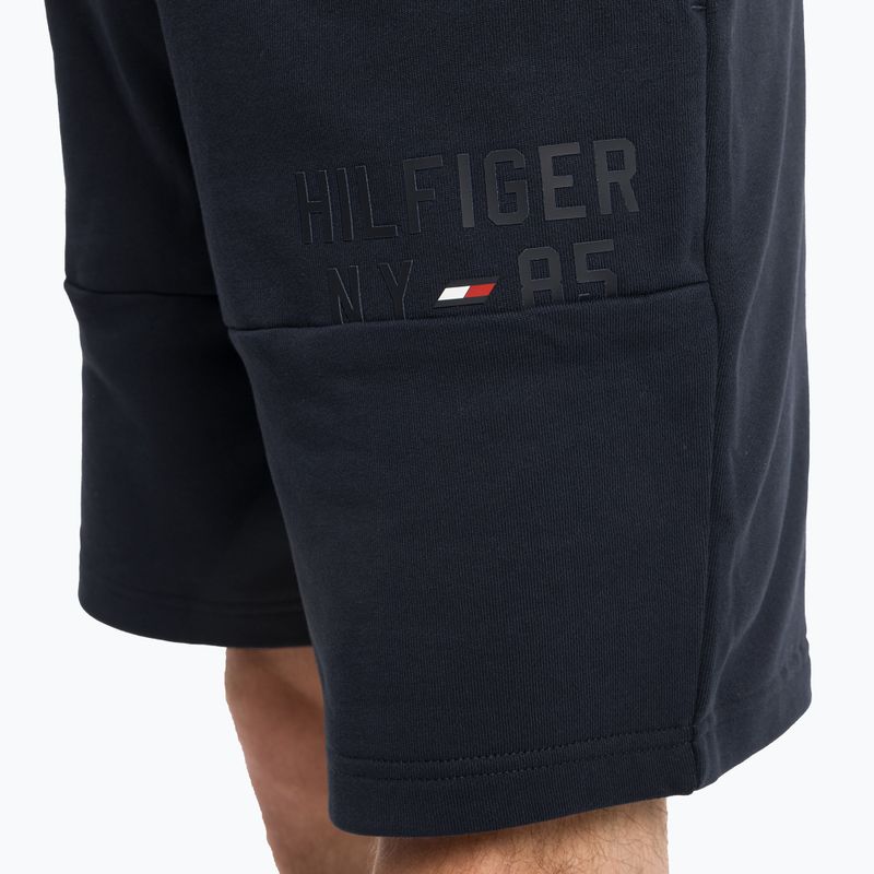 Férfi Tommy Hilfiger Graphic Sweatshort kék 4