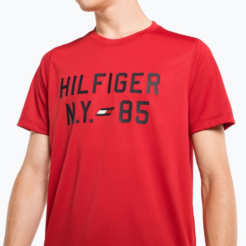 Férfi Tommy Hilfiger grafikus tréning póló piros 4