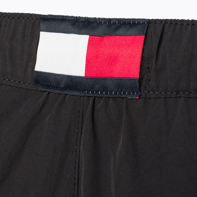 Férfi Tommy Hilfiger Medium húzózsinóros úszónadrág fekete 4