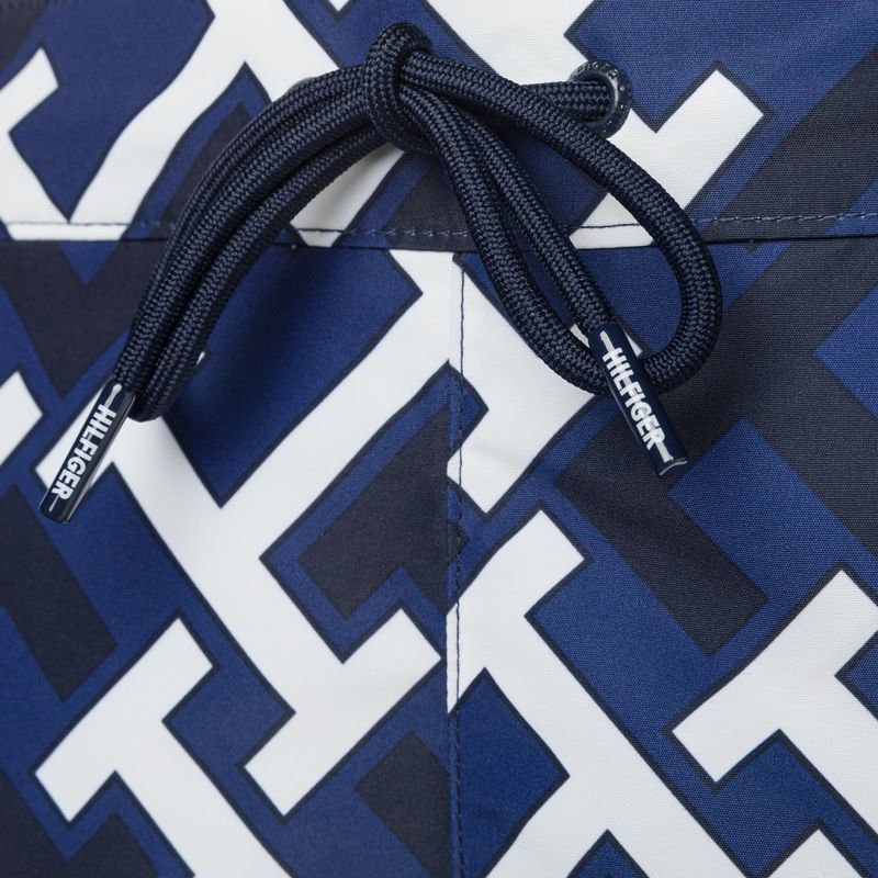 Férfi Tommy Hilfiger Sf Medium Drawstring Print úszónadrág kék 3