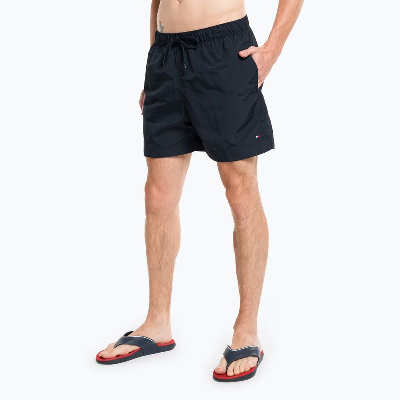 Férfi Tommy Hilfiger Medium zsinóros úszónadrág kék 4