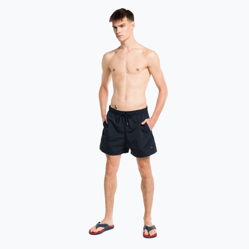 Férfi Tommy Hilfiger Medium zsinóros úszónadrág kék 5