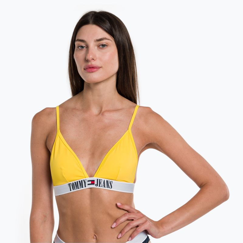 Tommy Hilfiger Triangle Rp sárga fürdőruha felső 4