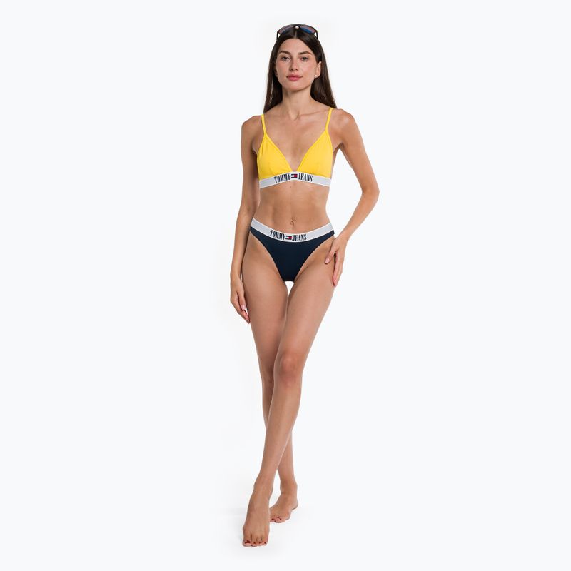 Tommy Hilfiger Triangle Rp sárga fürdőruha felső 5