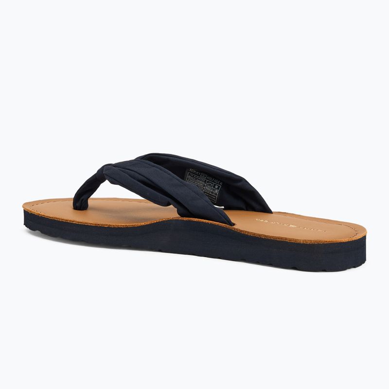 Női flip-flop papucs Tommy Hilfiger Elevated Beach Sandal space blue 3