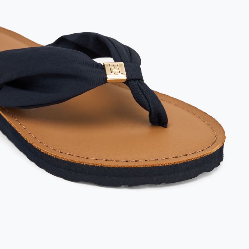 Női flip-flop papucs Tommy Hilfiger Elevated Beach Sandal space blue 7