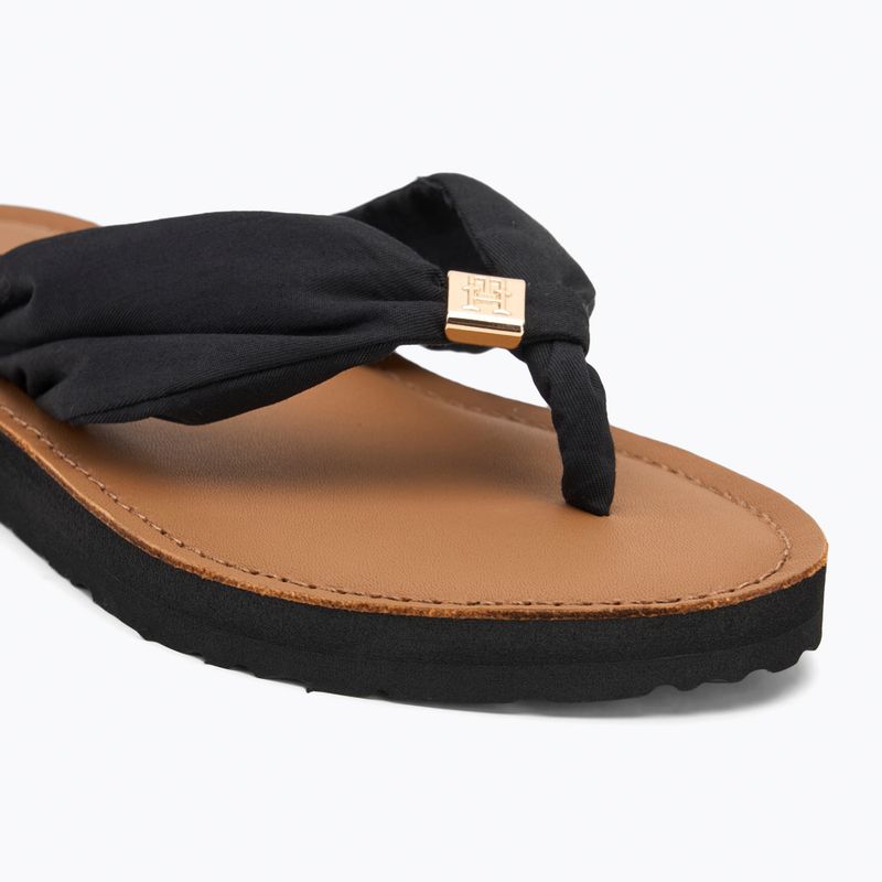 Tommy Hilfiger női flip flop Elevated Beach szandál fekete 7
