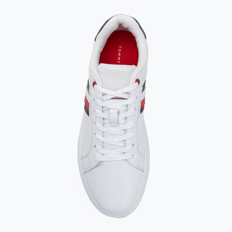 Tommy Hilfiger férfi cipő Essential Leather Cupsole fehér 5