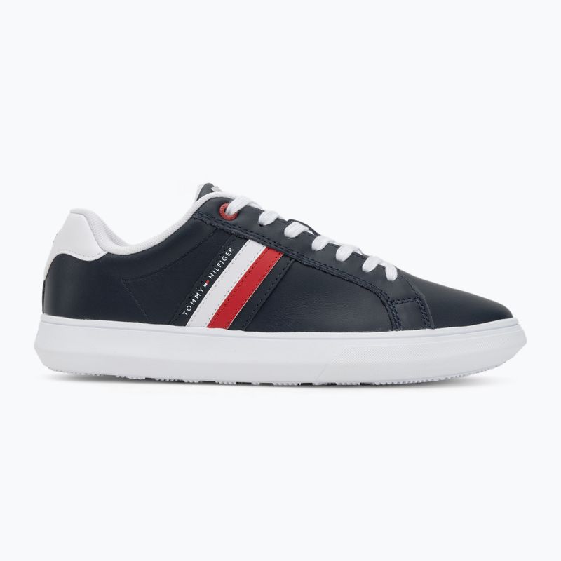 Tommy Hilfiger Essential Leather Cupsole sivatagi égbolt férfi cipő 2