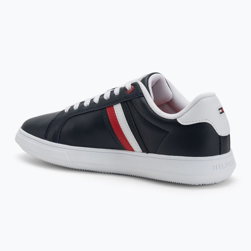 Tommy Hilfiger Essential Leather Cupsole sivatagi égbolt férfi cipő 3