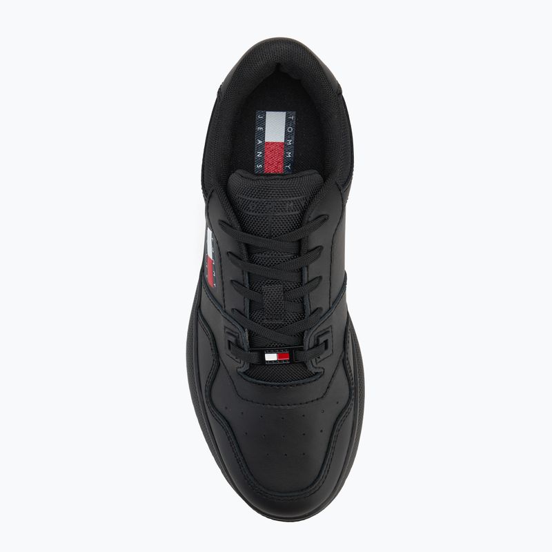 Női cipők Tommy Jeans Retro Basket Flatform Ess triple black 5